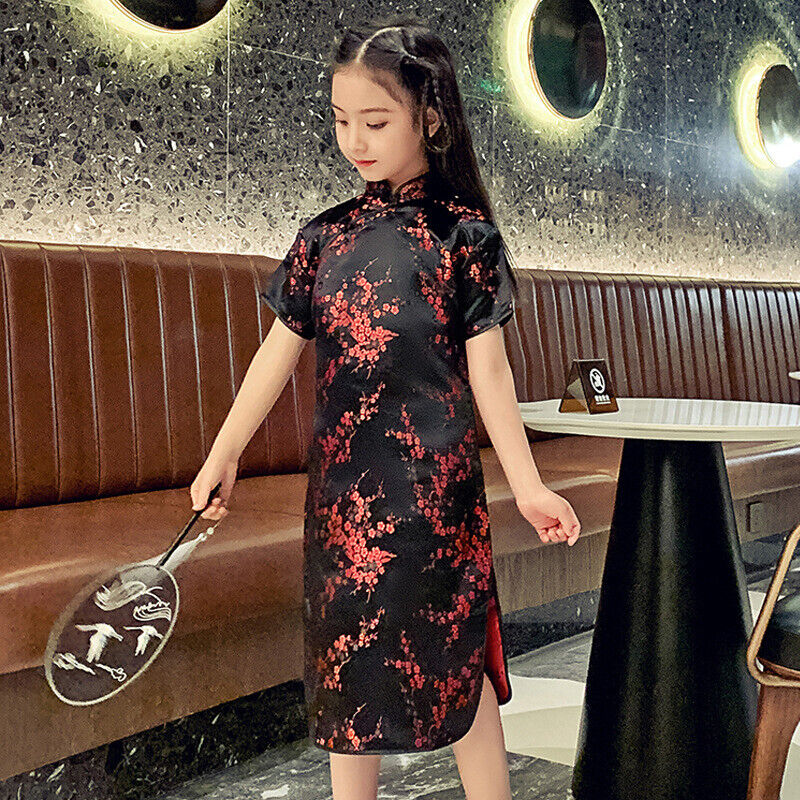 Girls Girls Qipao Girls Cheongsam Girls Chinese Dresses Oshion