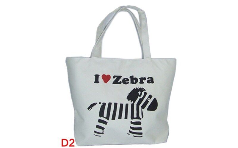 Cute New Ladies Womens Girls Canvas Shopping Tote Book College School Lunch Bag