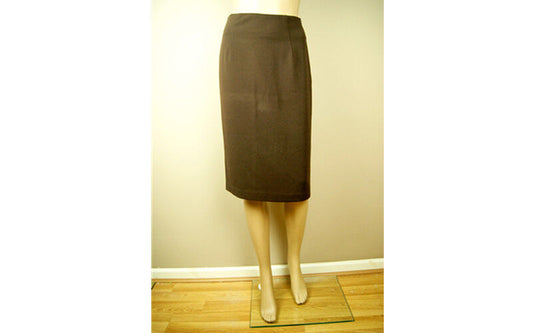 Final Clearance Ladies Womans Vintage Stylish Office Formal Suiting Skirt Size 8