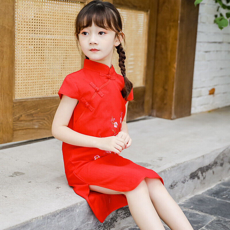  Cinda Clothing Little Girls' Super Cute Cotton Qi Pao